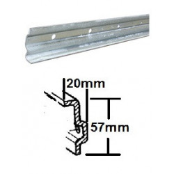 Guia perfil ALU  para goma 2600mm HACO