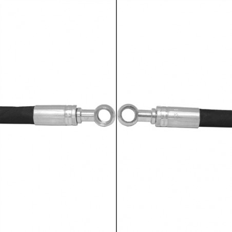 Latiguillo / tubo flex. O-Ø10 / O-Ø10 L-0800mm HACO