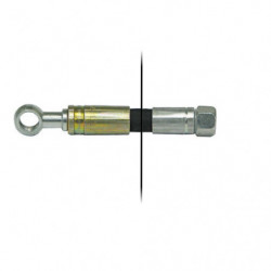 Latiguillo / tubo flex. O-Ø10 / T-M12 L-0750mm HACO