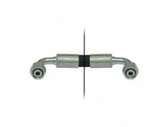 Latiguillo / tubo flex. T-M12 90° / T-M12 90° L-2500mm HACO