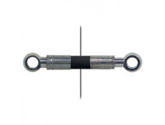 MANGUERA HIDRÁULICA OJO-Ø3/8pulgadas/OJO-Ø3/8pulgadas - LARGO-950MM HACO