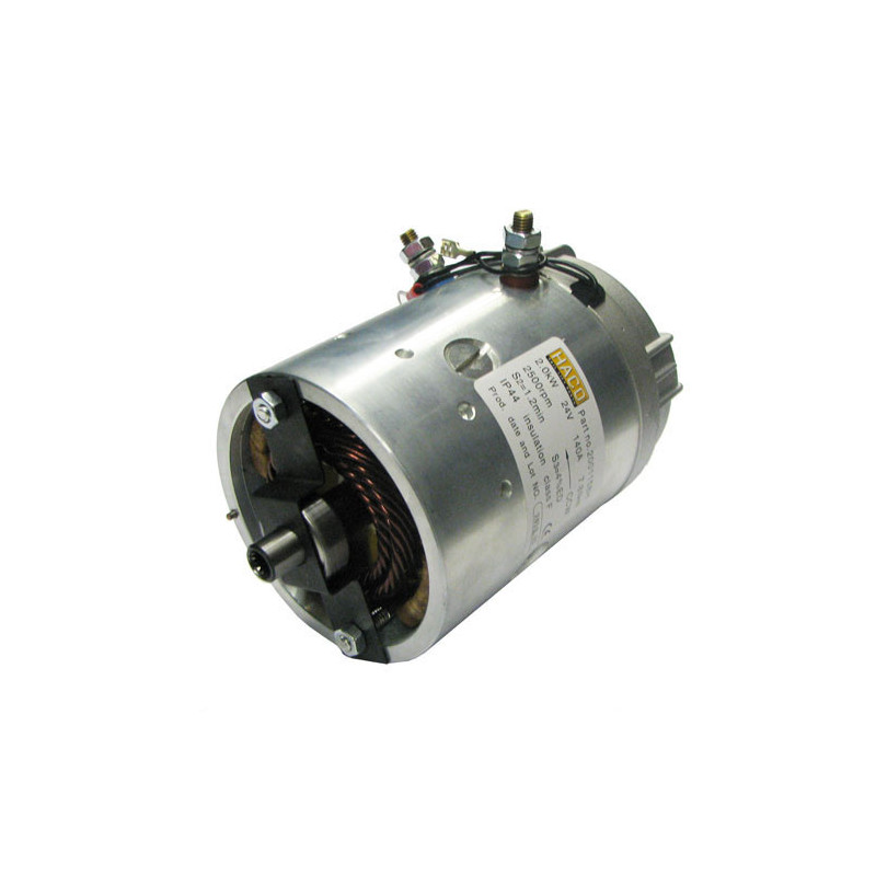 Motor 2,0kW 24V, abierto, estrella, CCW Haco