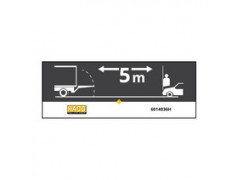 Pegatina de seguridad 5 metros HACO