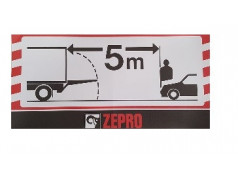 Pegatina de seguridad 5 metros ZEPRO