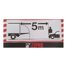 Pegatina de seguridad 5 metros ZEPRO