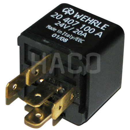 Relé 24V mini 2NO Werhle