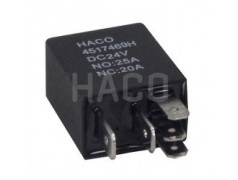 RELÉ Mini  NO/NC 24V 20 AMP. HACO