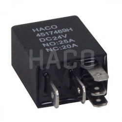 RELÉ Mini  NO/NC 24V 20 AMP. HACO