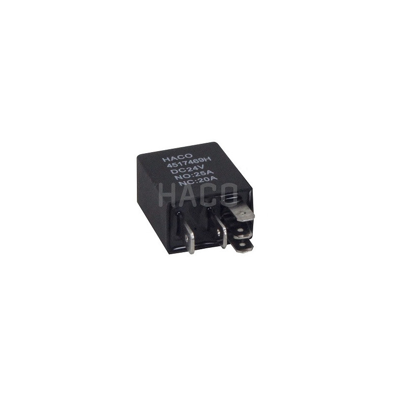 RELÉ Mini  NO/NC 24V 20 AMP. HACO