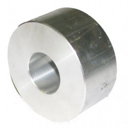 Rueda / Rodillo plataforma Ø100/39 46mm Aluminio HACO