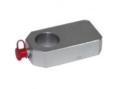 Soporte Cil./Amotiguador de gas plato 20x40x75mm HACO