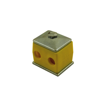 Soporte tubería 2x10mm HACO