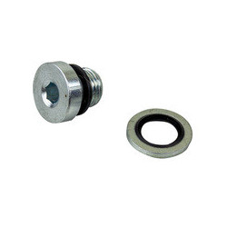 Tapón tuerca metal+ DOWTY 1/4pulgadas HACO