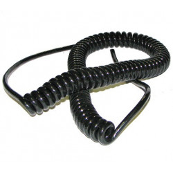 Cable espiral 3 Hilos, 3m, HACO