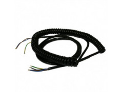 Cable espiral 4 Hilos, 3m +2m Haco