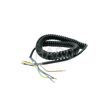 Cable espiral 4 Hilos, 3m, HACO