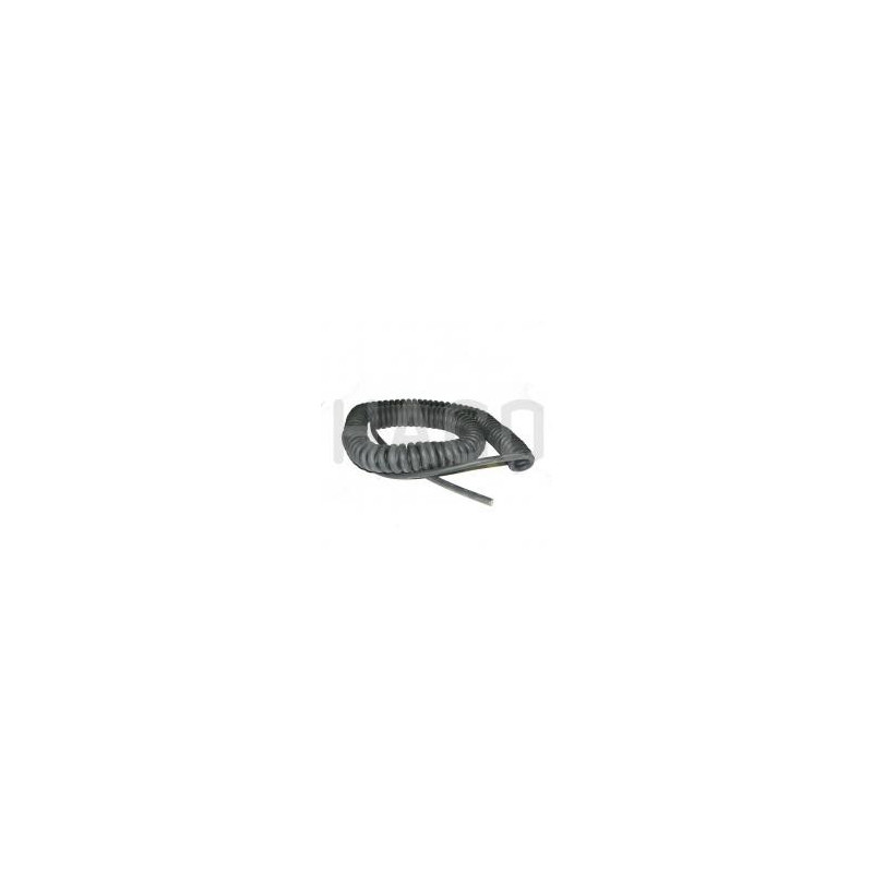 Cable espiral 4 hilos, 6m, HACO