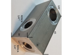 Bloque de válvulas (sin válvulas) aluminio HACO