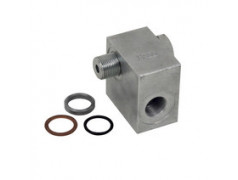 Bloque de válvulas 3/8pulgadas acero Haco