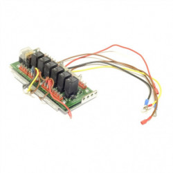 Circuito impreso con reles y cable