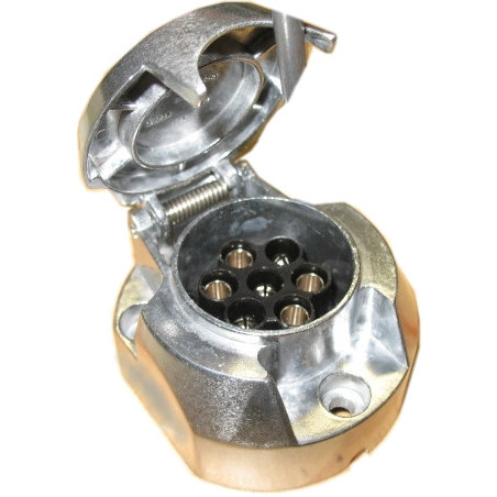 Conector hembra 7 polos aluminio HACO