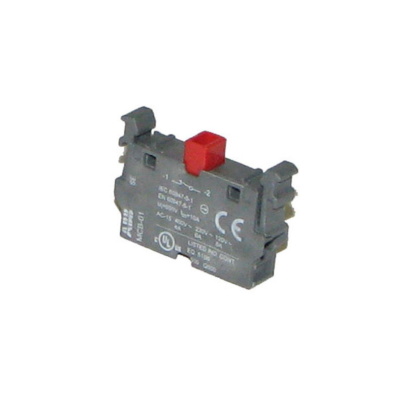 Elemento de contacto rojo 1xNC ABB