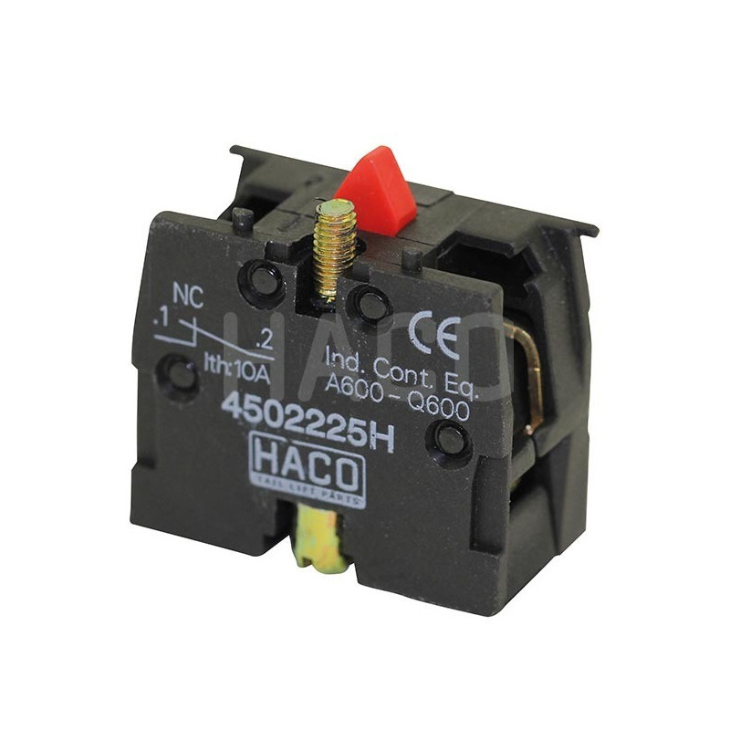 Elemento de contacto rojo NC