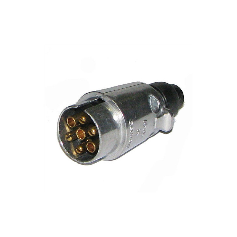 ENCHUFE 7 POLOS ALUMINIO HACO